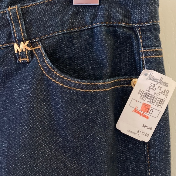 Michael Kors Women's Straight Leg Jeans/Size 10/Back Pocket Beaded Detail/NWT! - Picture 4 of 5